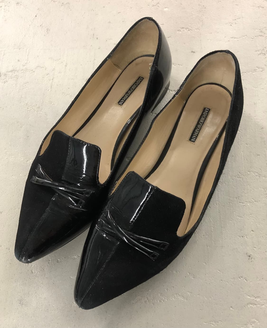 엠포리오 아르마니 블랙 로퍼 37.5 상품이미지1