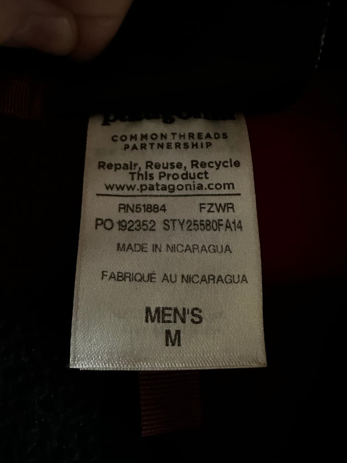 파타고니아 신칠라 M 버팔로체크 상품이미지5