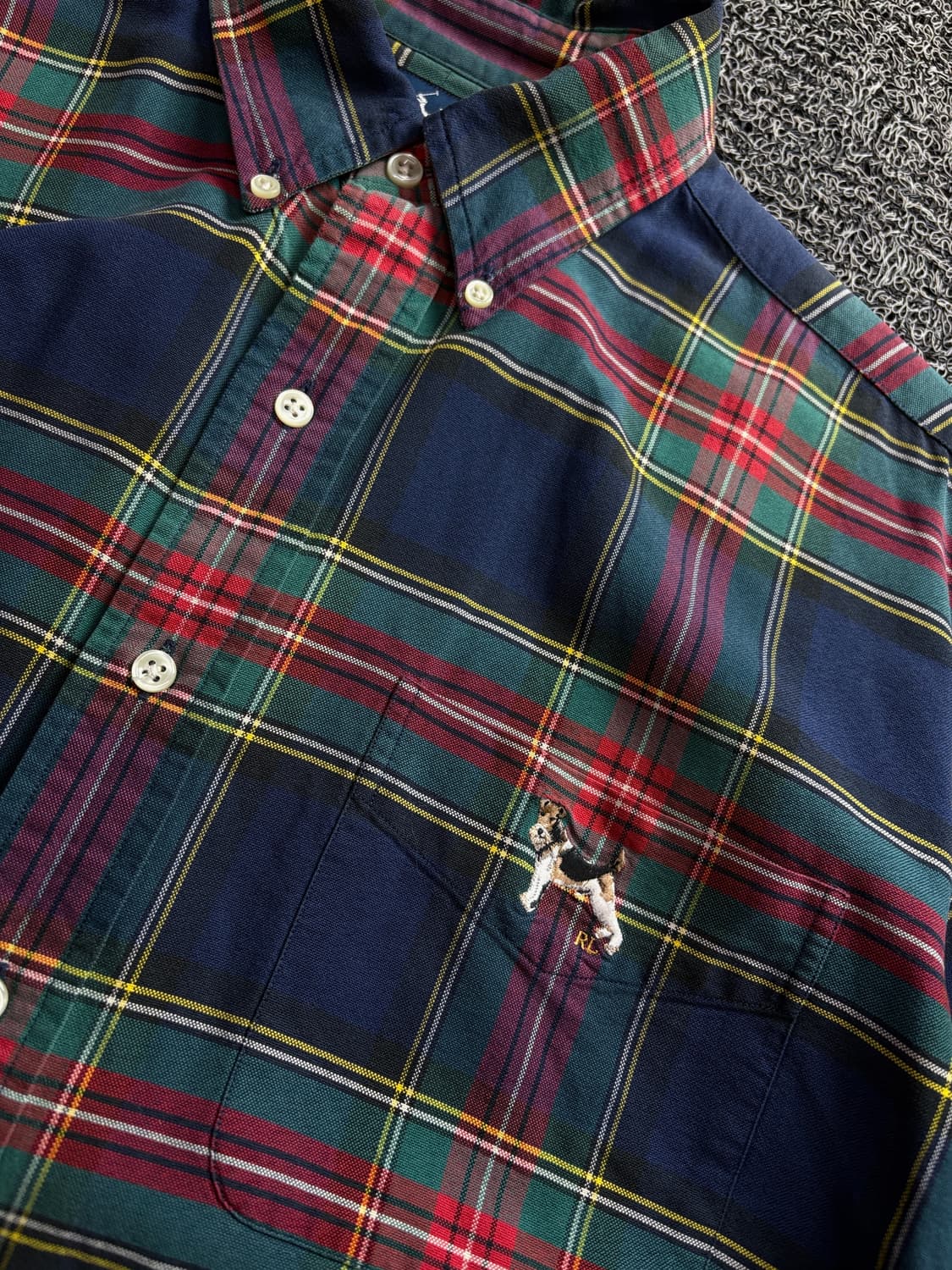 90s 폴로 랄프로렌 블레이크 체크 아카이브 셔츠 3252 상품이미지3