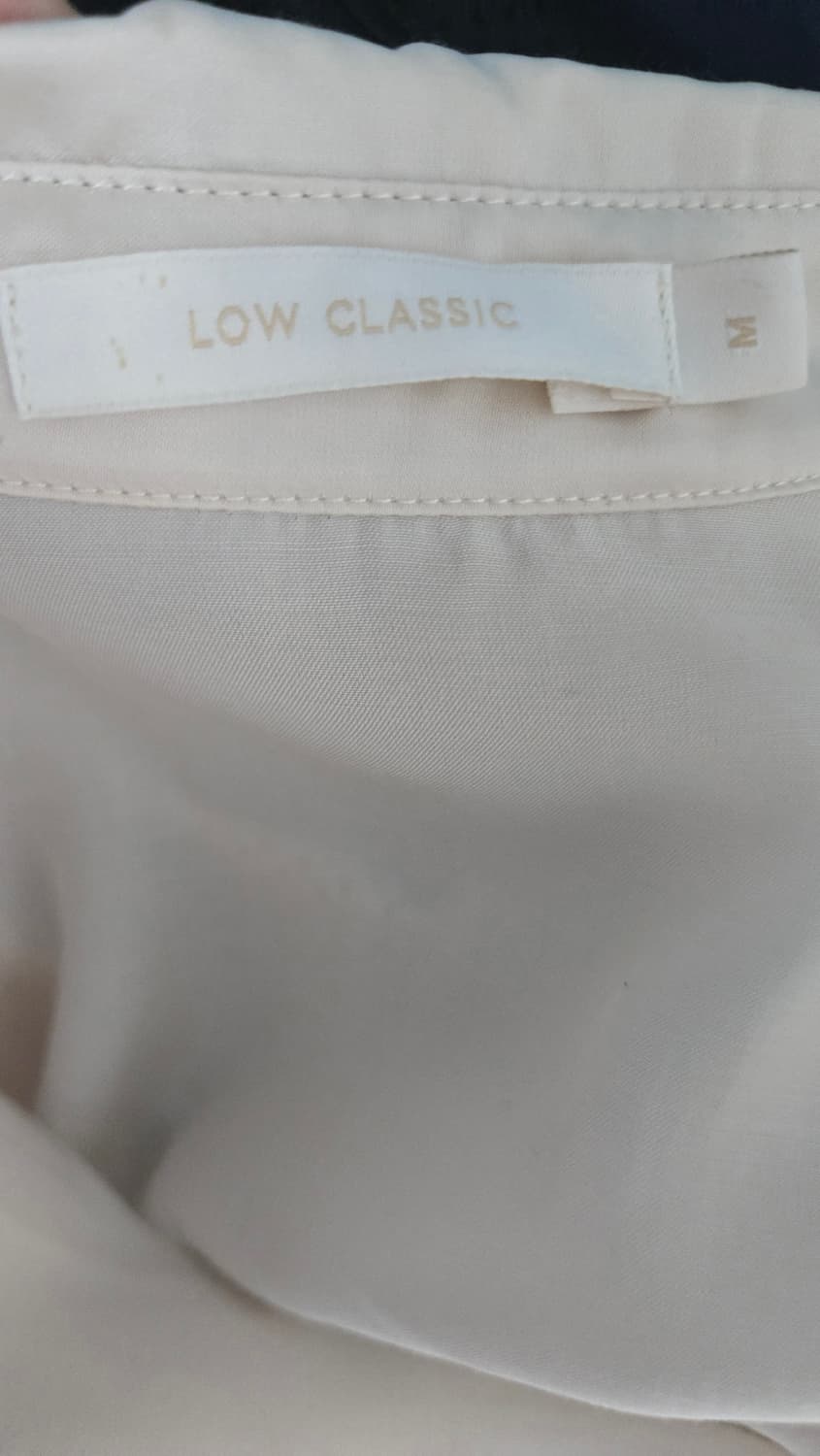 새상품)로우클래식 실키셔츠 상품이미지7