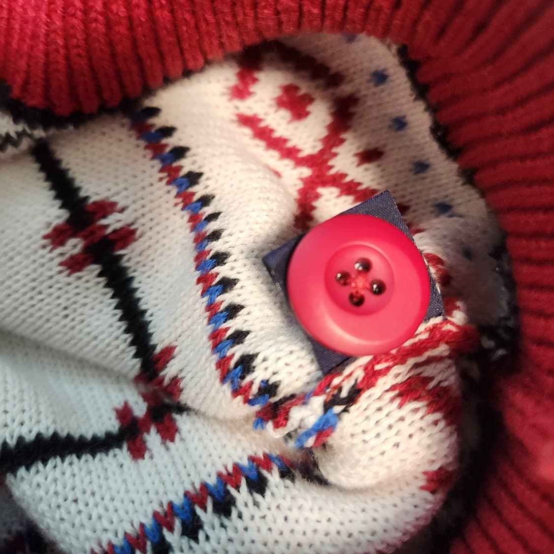 폴로 랄프로렌 페어아일 가디건 레드 크리스마스 상품이미지6