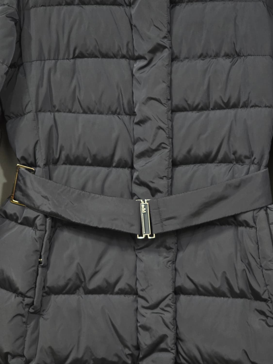 add 벨티드 여성 롱패딩 블랙s 상품이미지3