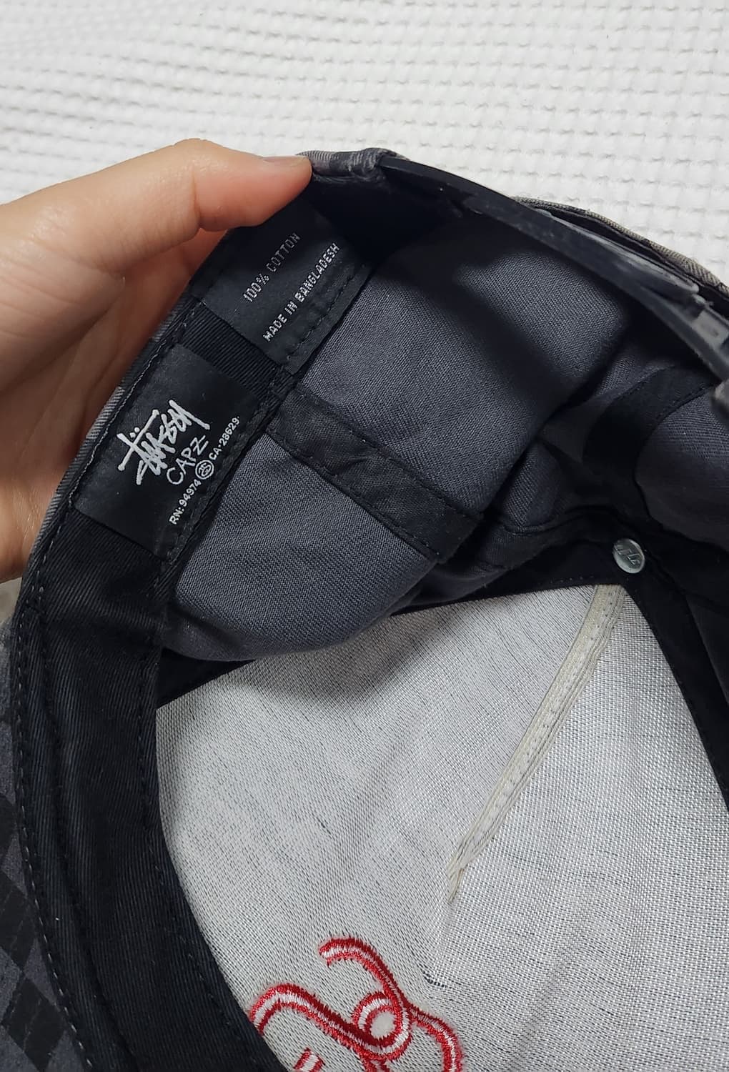 스투시 모자 빅로고 모노그램 올드스쿨 스냅백 상품이미지3