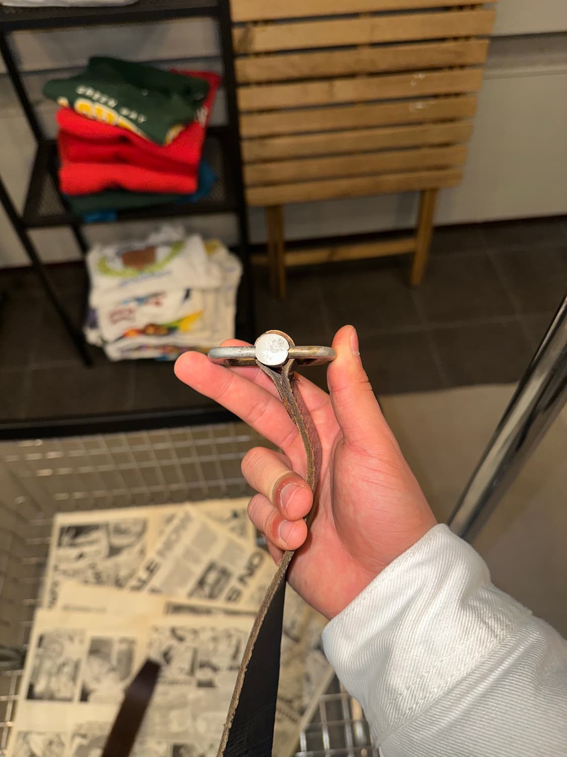 Real leather only buckle detail belt  상품이미지6