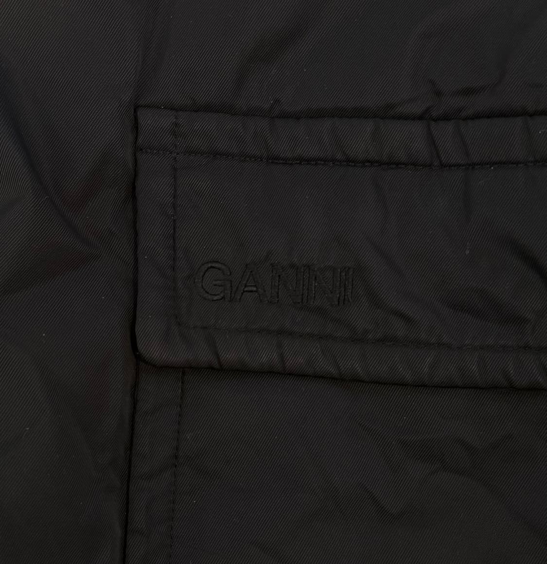 가니 더블브레스트 쉘 후드 코트 상품이미지5