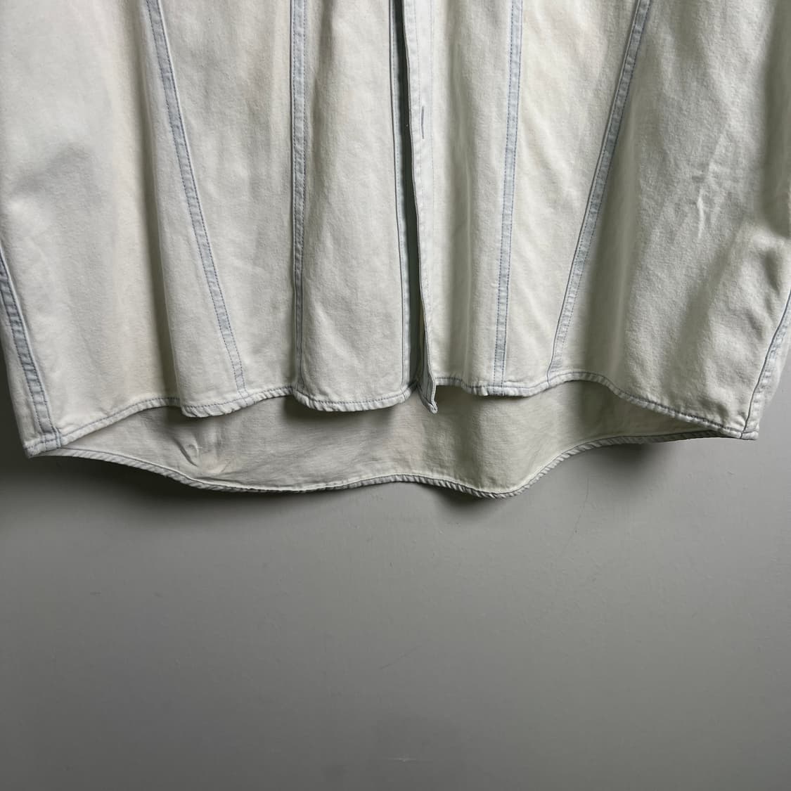 jpn vtg 빈티지 후드 데님 셔츠 L 상품이미지5