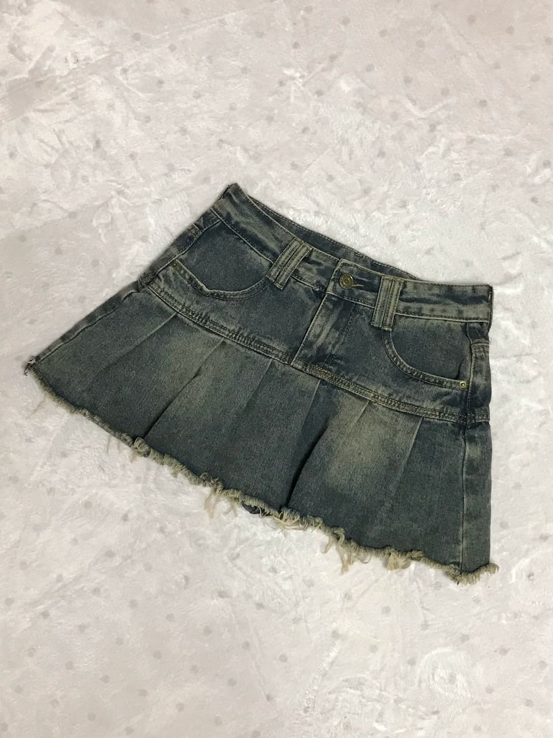 하이틴 청 미니 스커트 상품이미지1