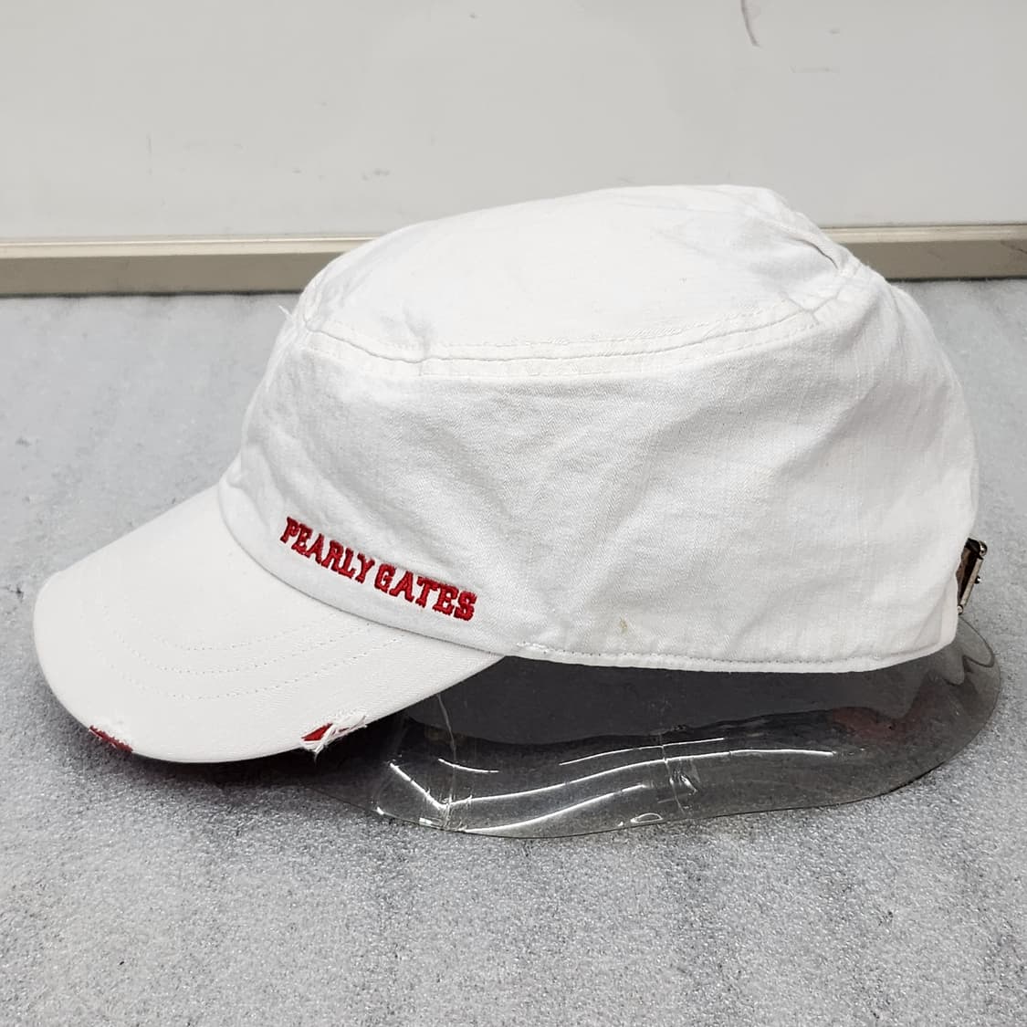 파리게이츠 정품 골프 모자 빈티지 화이트 상품이미지3