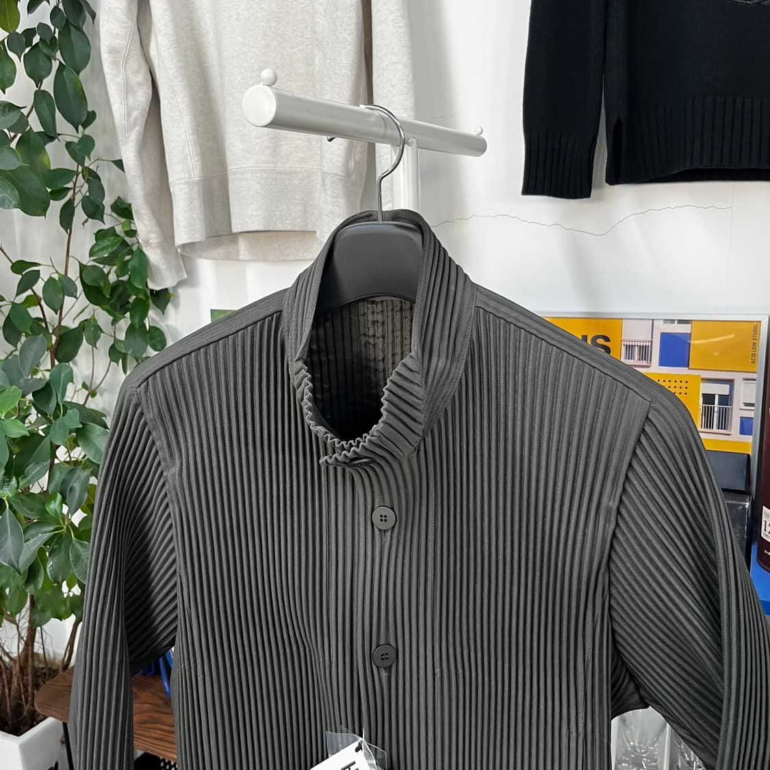 옴므플리세 hp38-Jd154 하이넥 자켓 새상품 2 상품이미지2