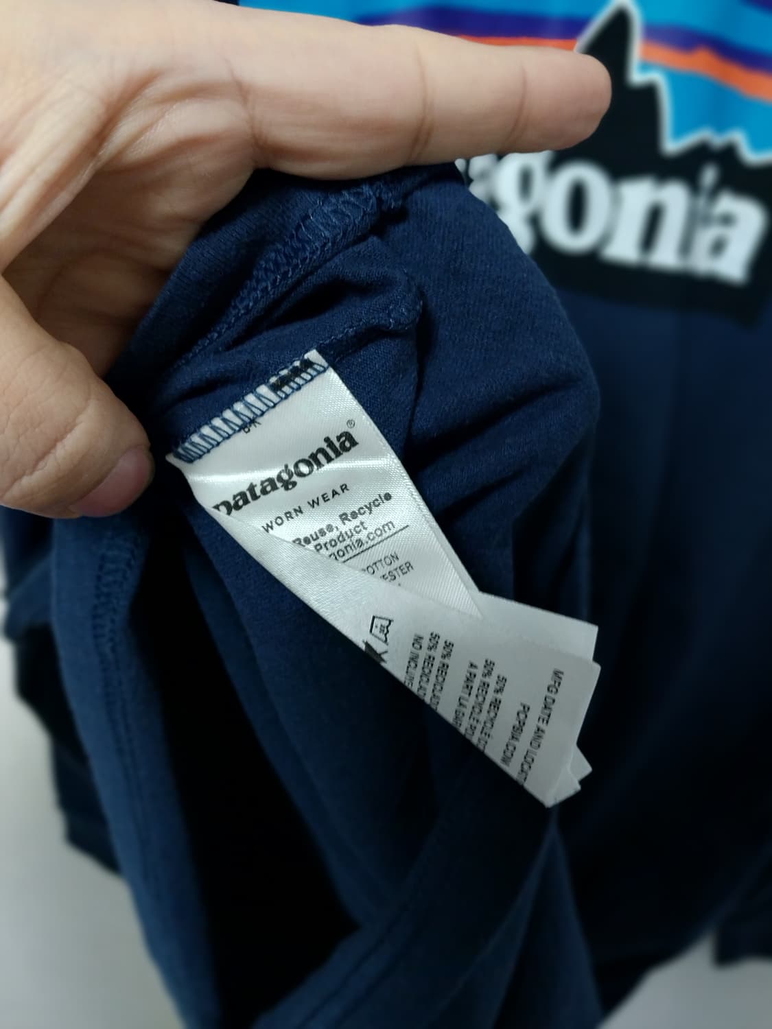 파타고니아 긴팔 XL 네이비 상품이미지4