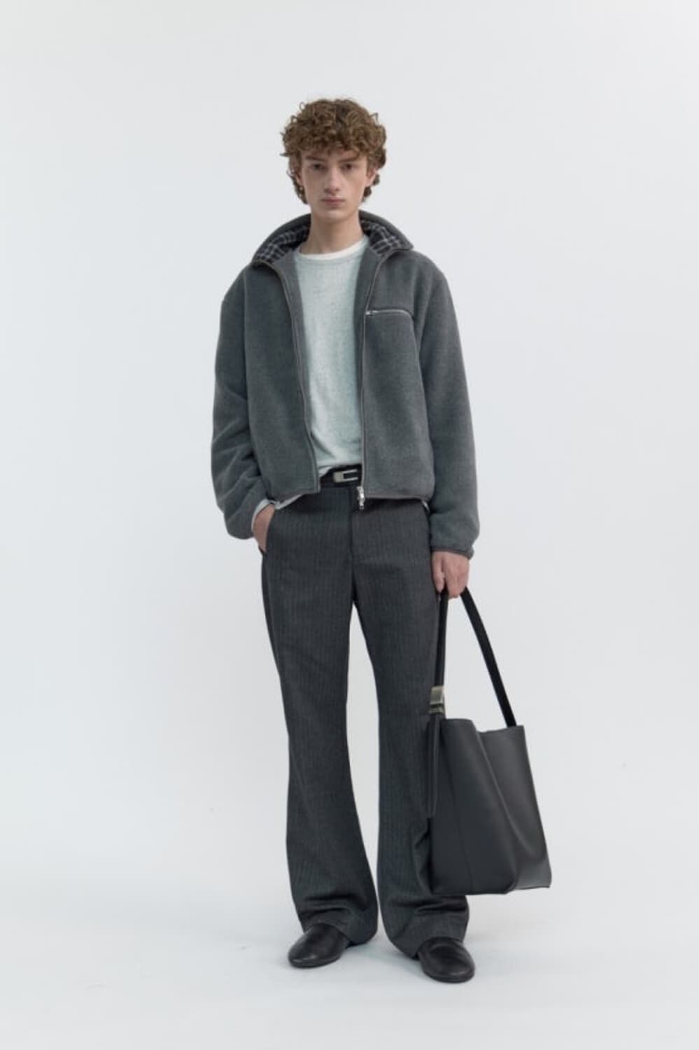 winder 후리스 그레이 1사이즈 상품이미지1