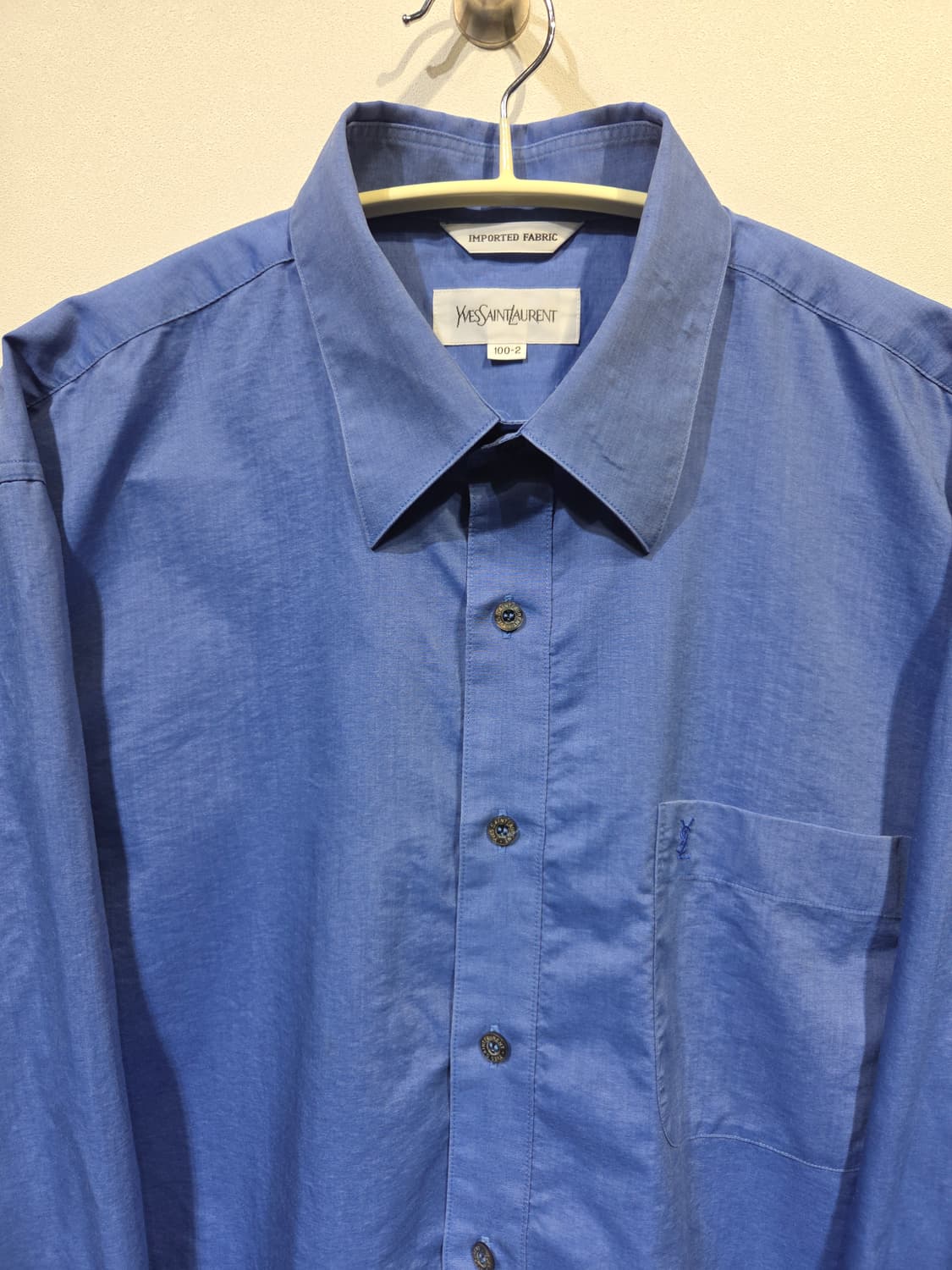 입생로랑(Yves Saint Laurent) 정품 블루 셔츠 상품이미지3