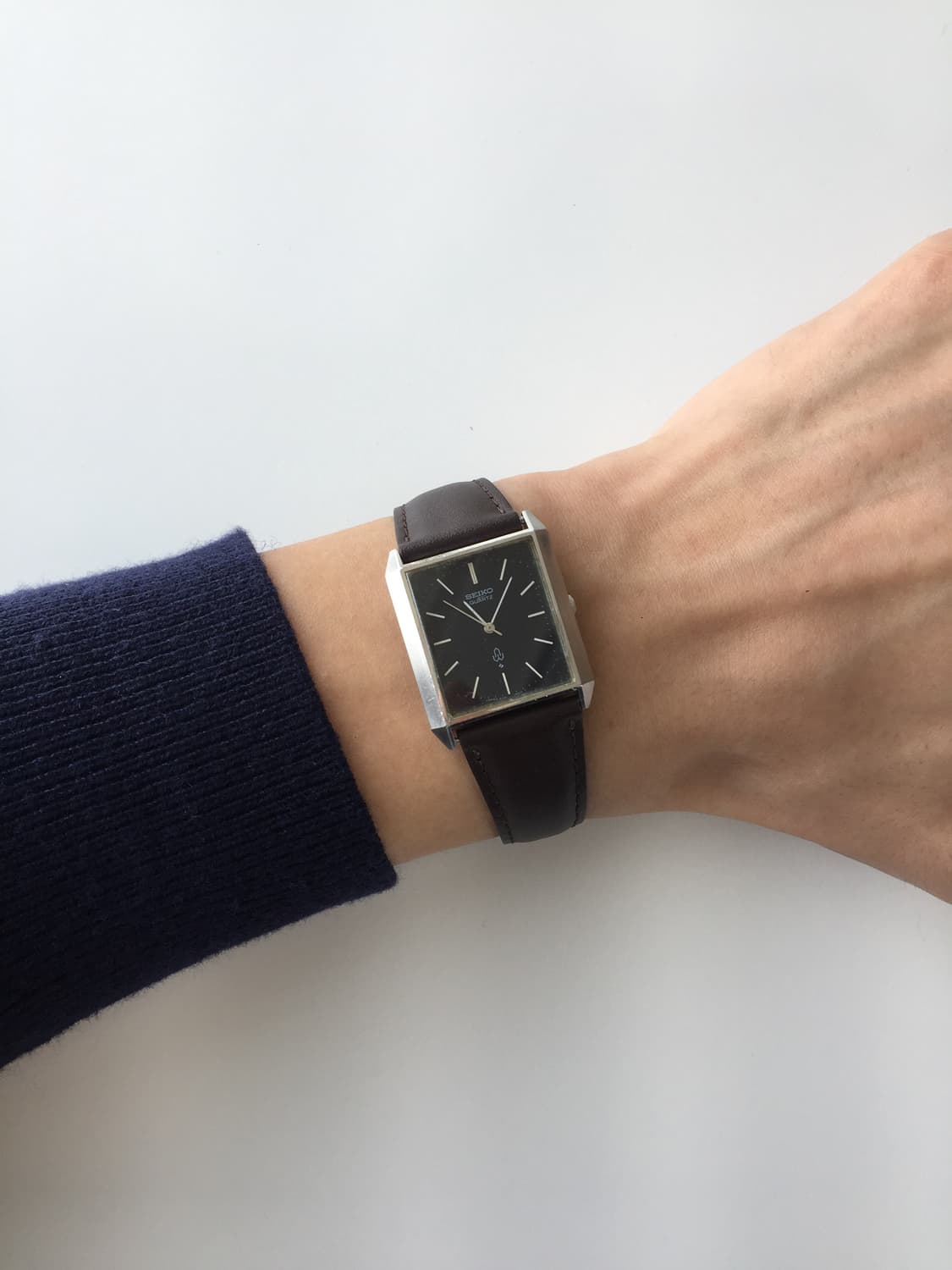 70s seiko chariot navy dial quartz 상품이미지4