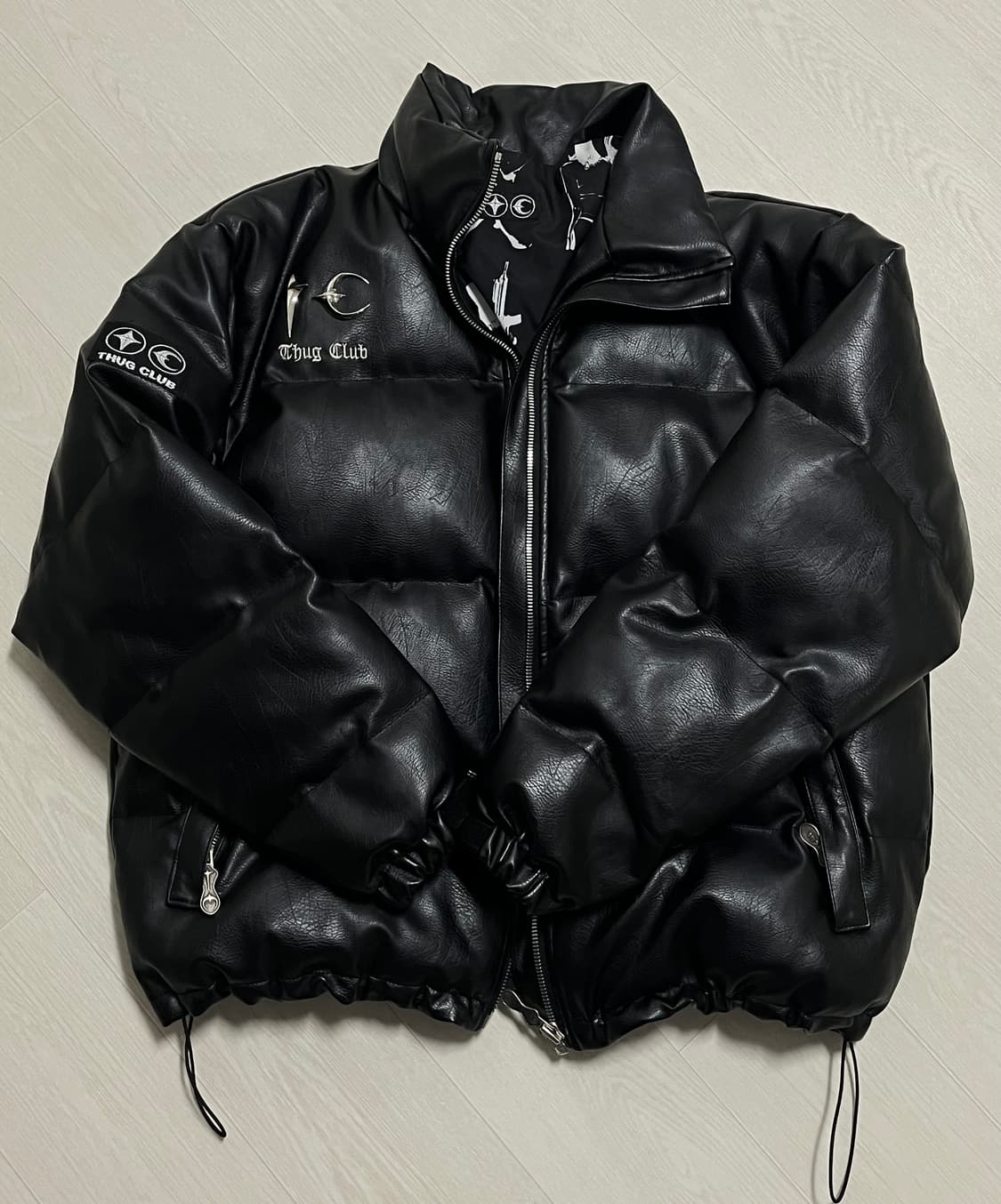 떠그클럽 레더패딩 3 상품이미지1