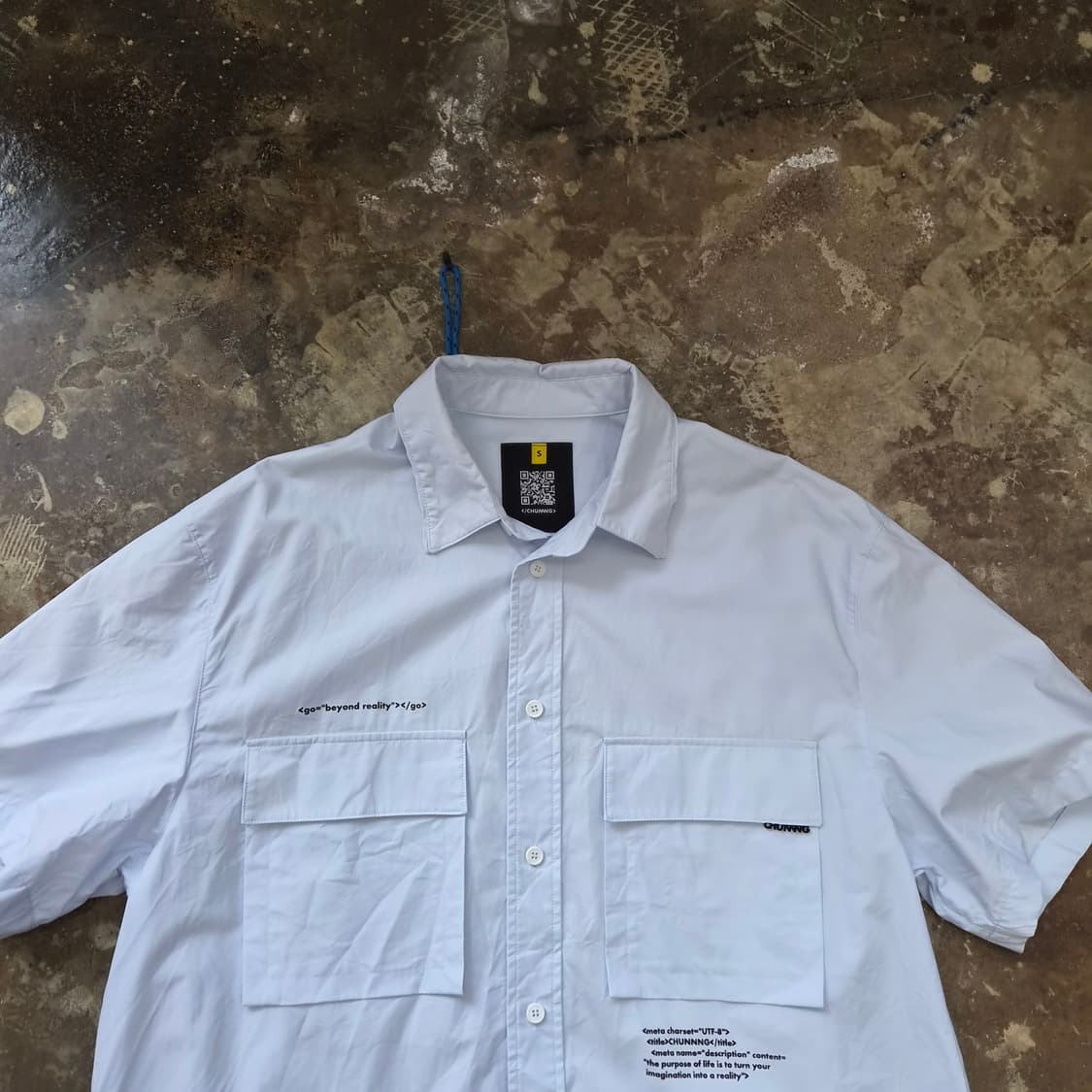 105) 청 엔엔엔원 오버사이즈 셔츠 남방 우영미 크리에이티브 디렉터 상품이미지3