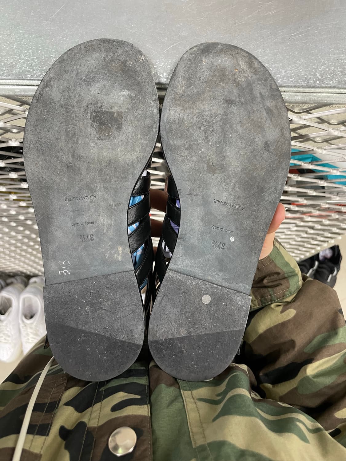 알렉사 와그너 스트랩 샌들 블랙 37.5 상품이미지6