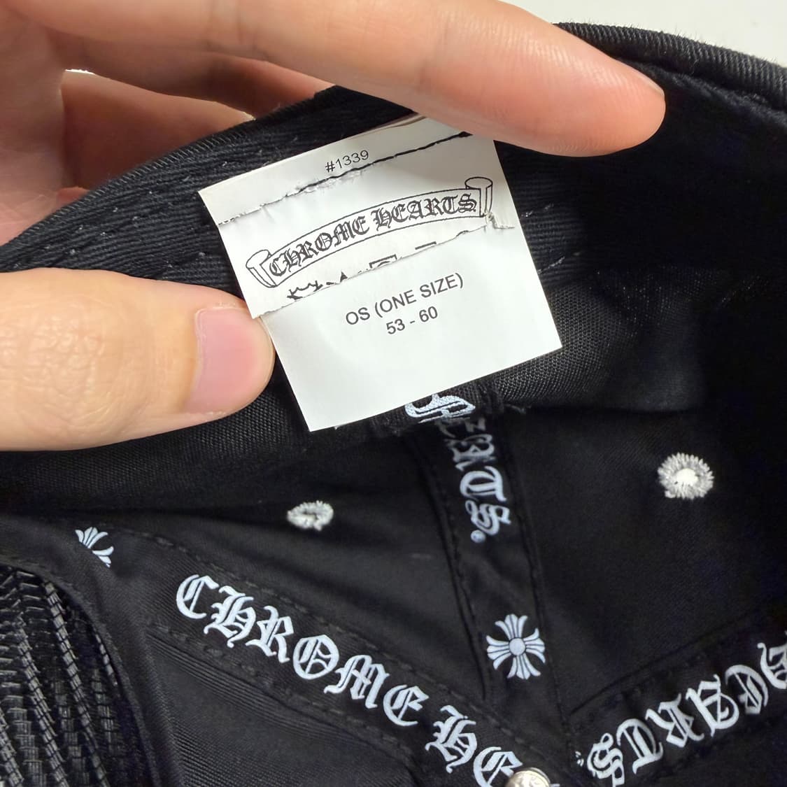 레어) 크롬하츠 세메터리 가스 스테이션 세메터리 캡 모자 블랙 OS 상품이미지8