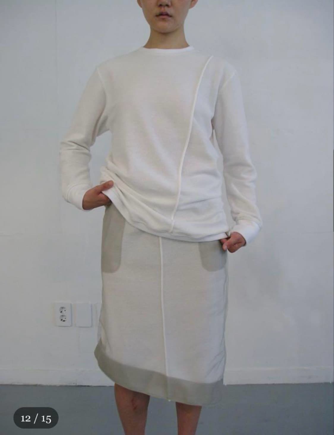 eont's 2024 swing waffle skirt 상품이미지5