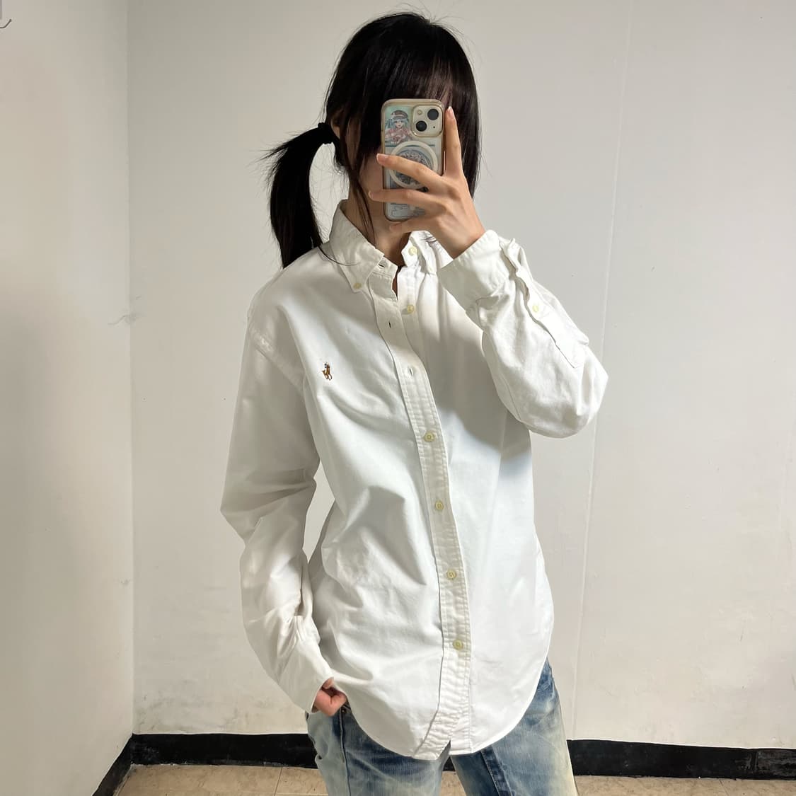 Polo Ralph Lauren Color Pony White Shirt 상품이미지2