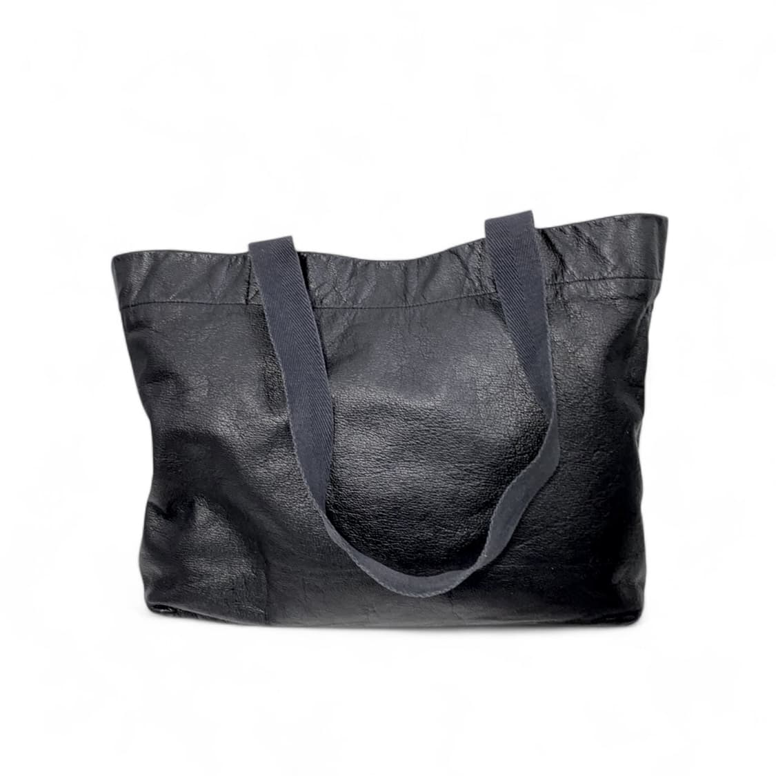 요지 야마모토 카우레더 레터링 토트백 상품이미지2