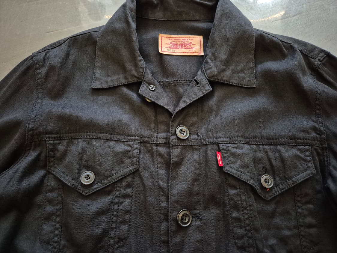 00s 리바이스 린넨 트러커 자켓 상품이미지2