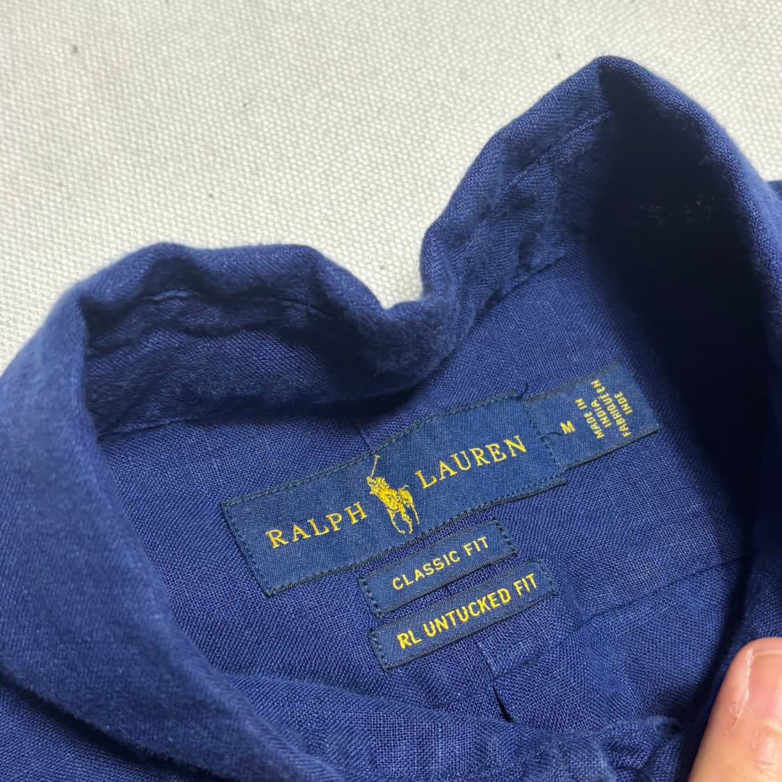 M 폴로랄프로렌 클래식핏 린넨 셔츠 상품이미지4