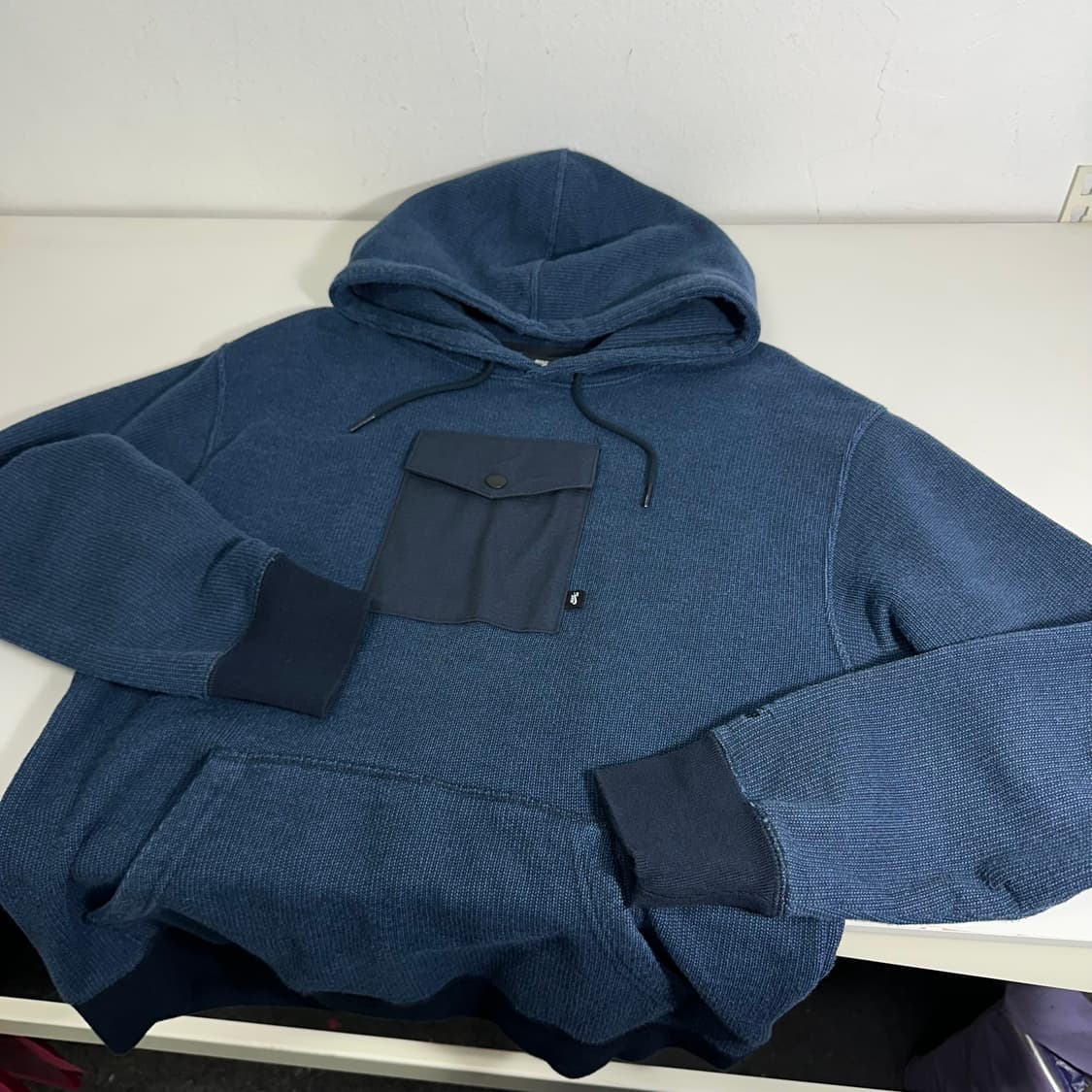 S 95 나이키SB 네이비 빅포켓 니트후드 상품이미지3