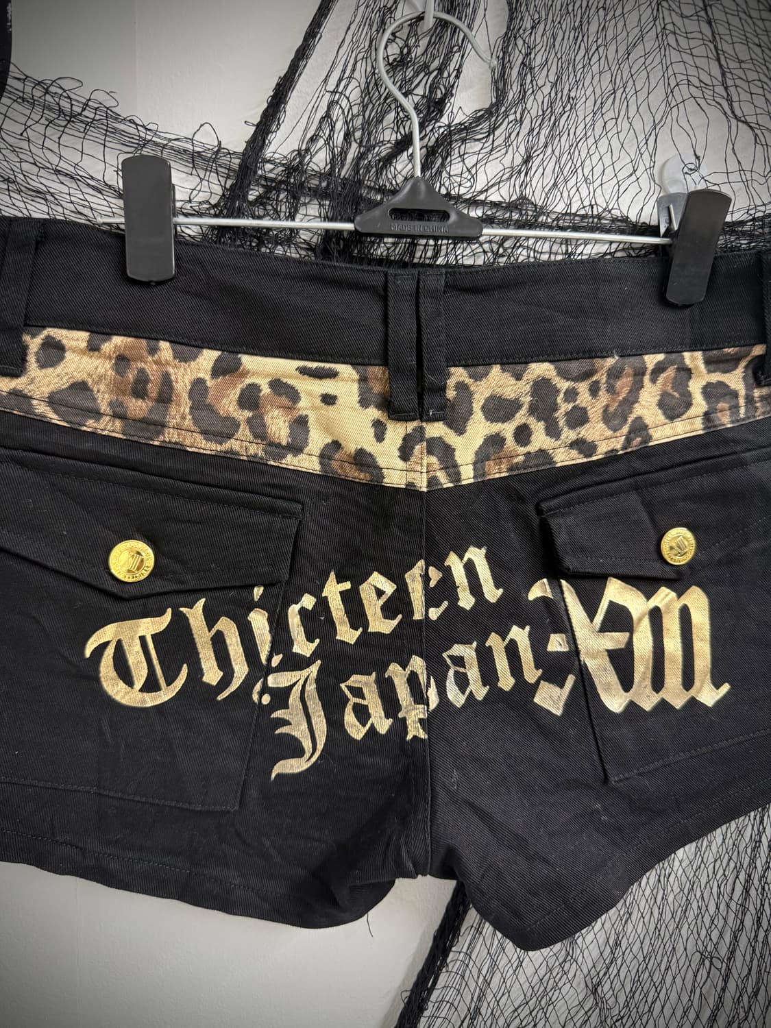 Leopard pattern detailed shorts 상품이미지3