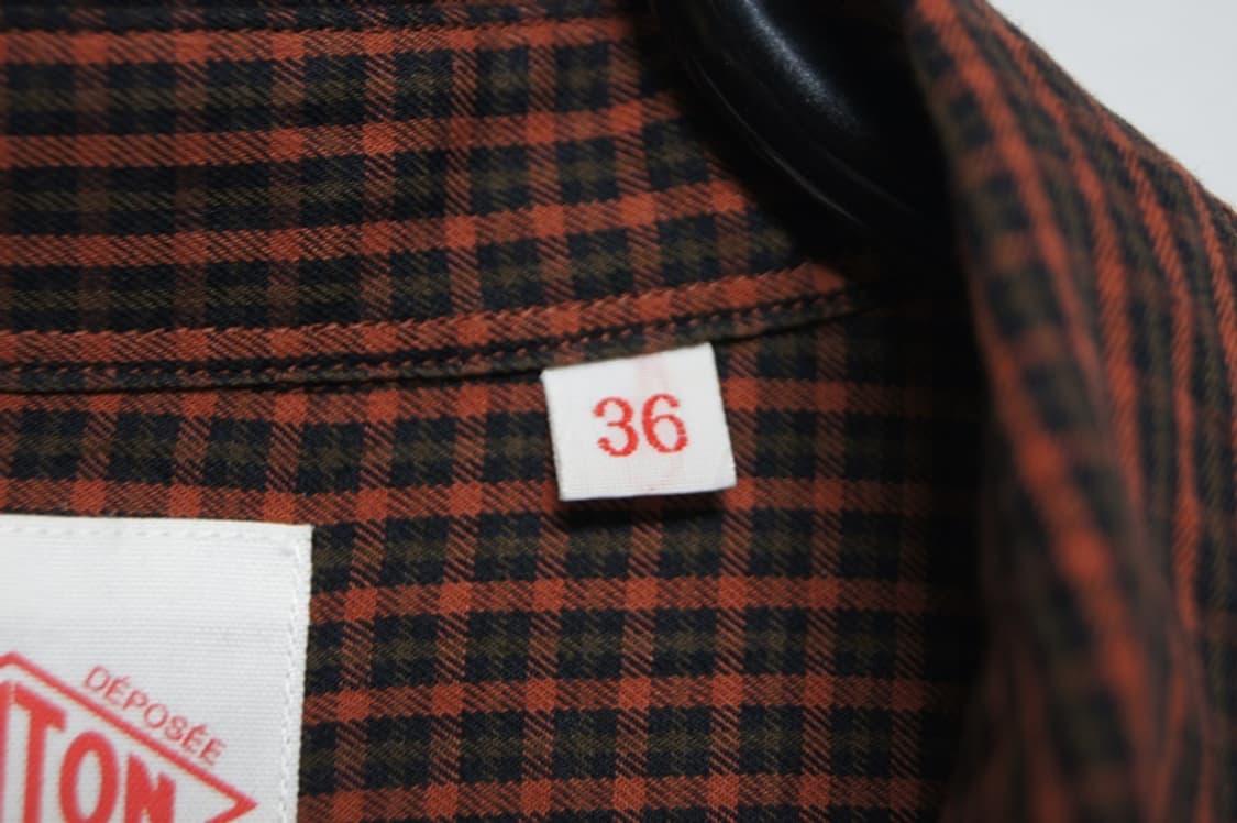 DANTON 정품 체크 셔츠 원피스 상품이미지9