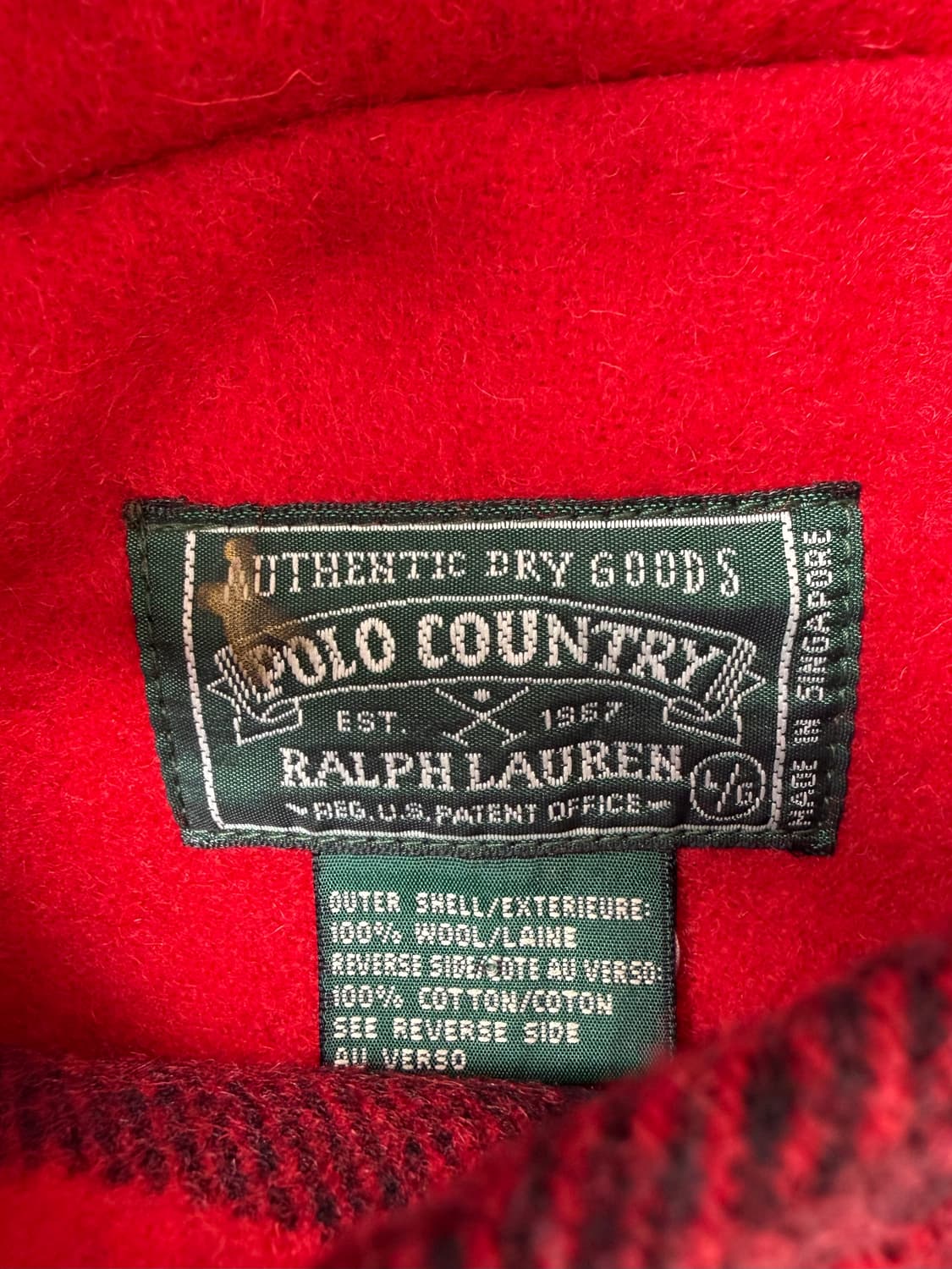 90s Polo Country Reversible Wool Jacket 상품이미지3