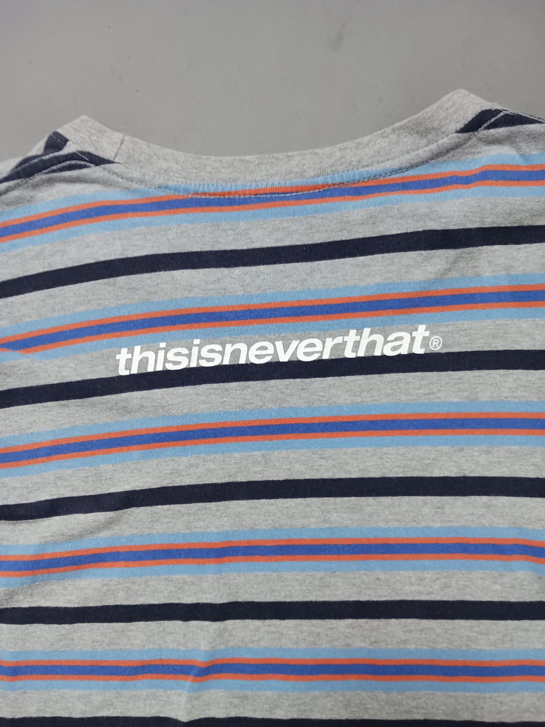 [M] 디스이즈네버댓 멀티 스트라이프 티셔츠 상품이미지8