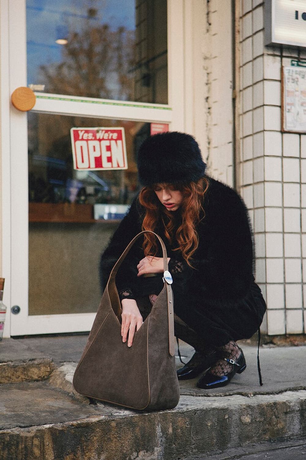 엘바테게브 스웨이드 호보백 브라운  상품이미지2