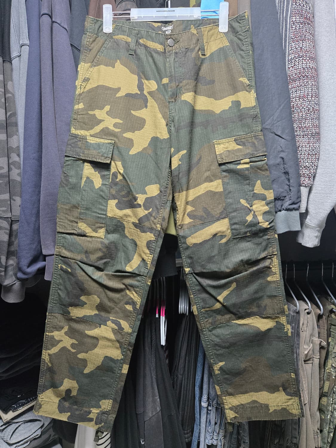 [판매](30)칼하트 콜룸비아 레귤러 카고 팬츠 - 카모 상품이미지1