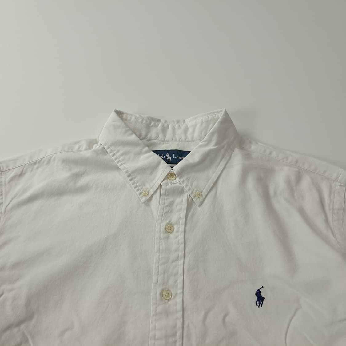 CJ632 2XL 폴로 커스텀핏 00s 화이트 셔츠 남방 상품이미지2