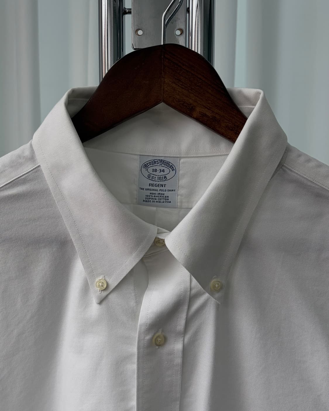 [XL]브룩스브라더스 클래식 화이트 셔츠 상품이미지8