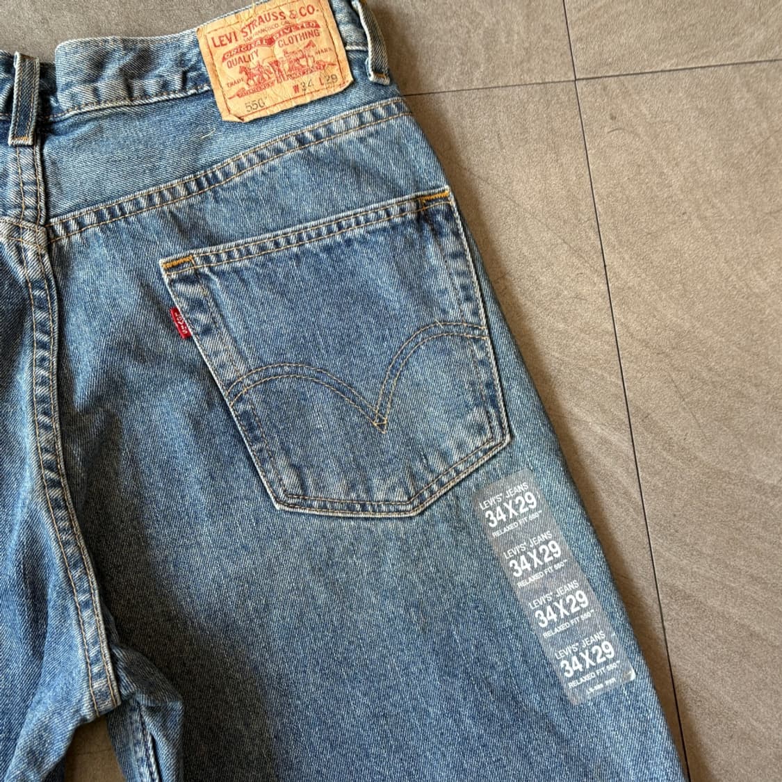 리바이스 정품 550 데님 팬츠 바지 상품이미지10