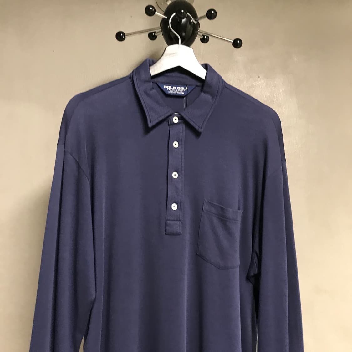 폴로 랄프로렌 PK 긴팔 카라티 네이비 L 상품이미지2