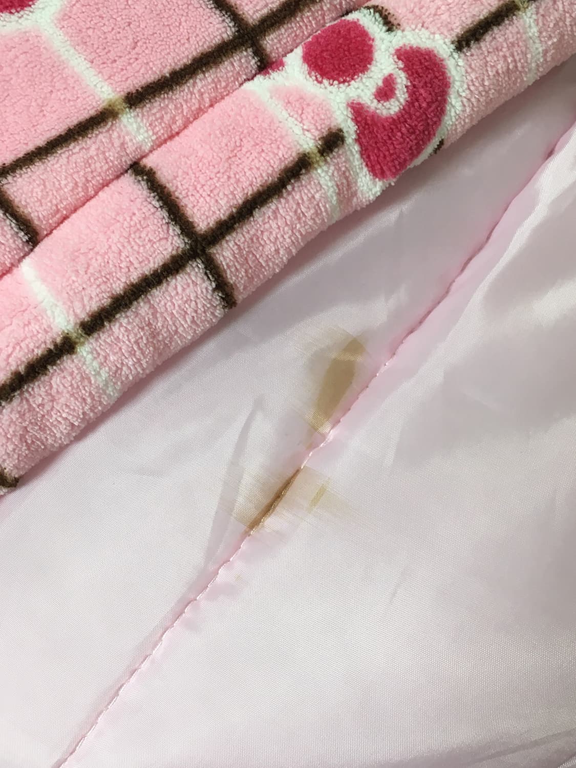 헬로키티 핑크 체크 한텐 라떼 히메 갸루 러블리 로걀 빈티지 산리오 상품이미지3