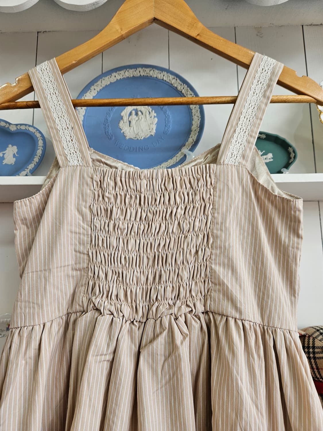 엑시즈팜(axes femme) 스트라이프 레이스 원피스 상품이미지7