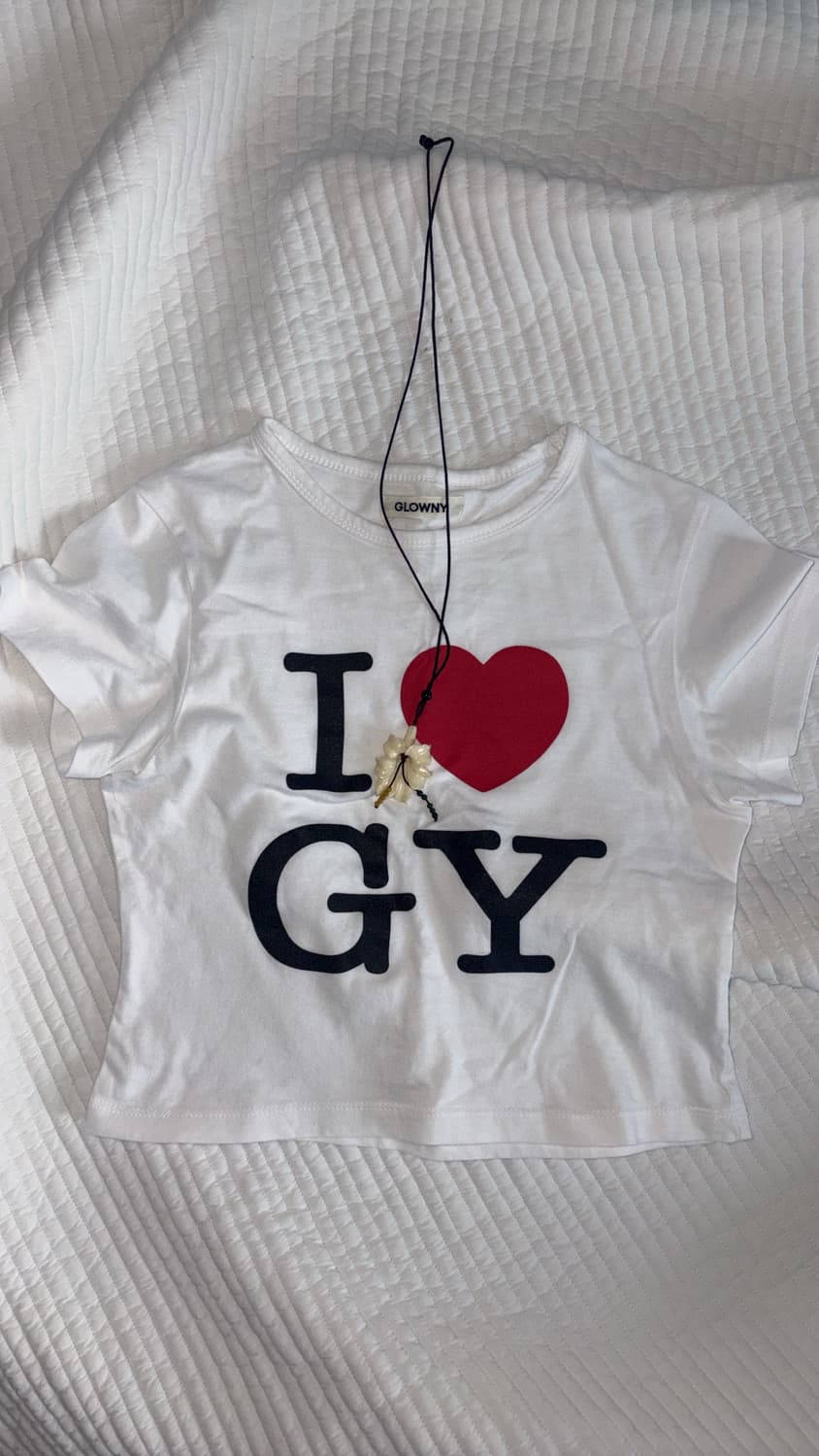 글로니  i love glowny gy 반팔 티셔츠 상품이미지3