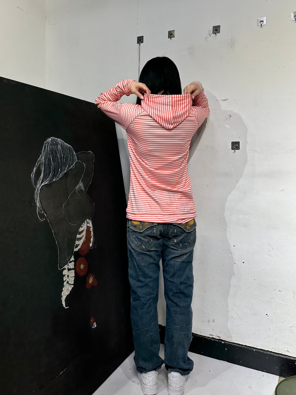 Jpn 일본빈티지 sh— 롱 후드집업 상품이미지3