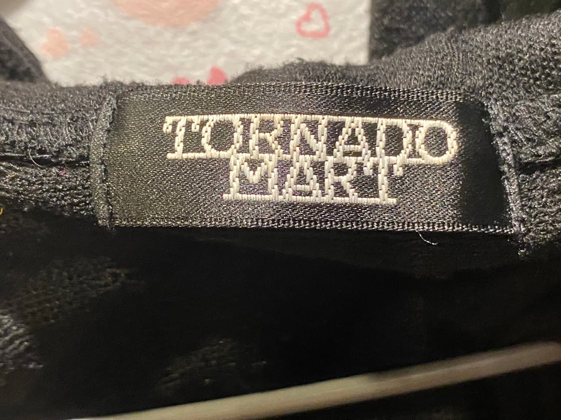 Tornado Mart archive hoodie zip up black 상품이미지5