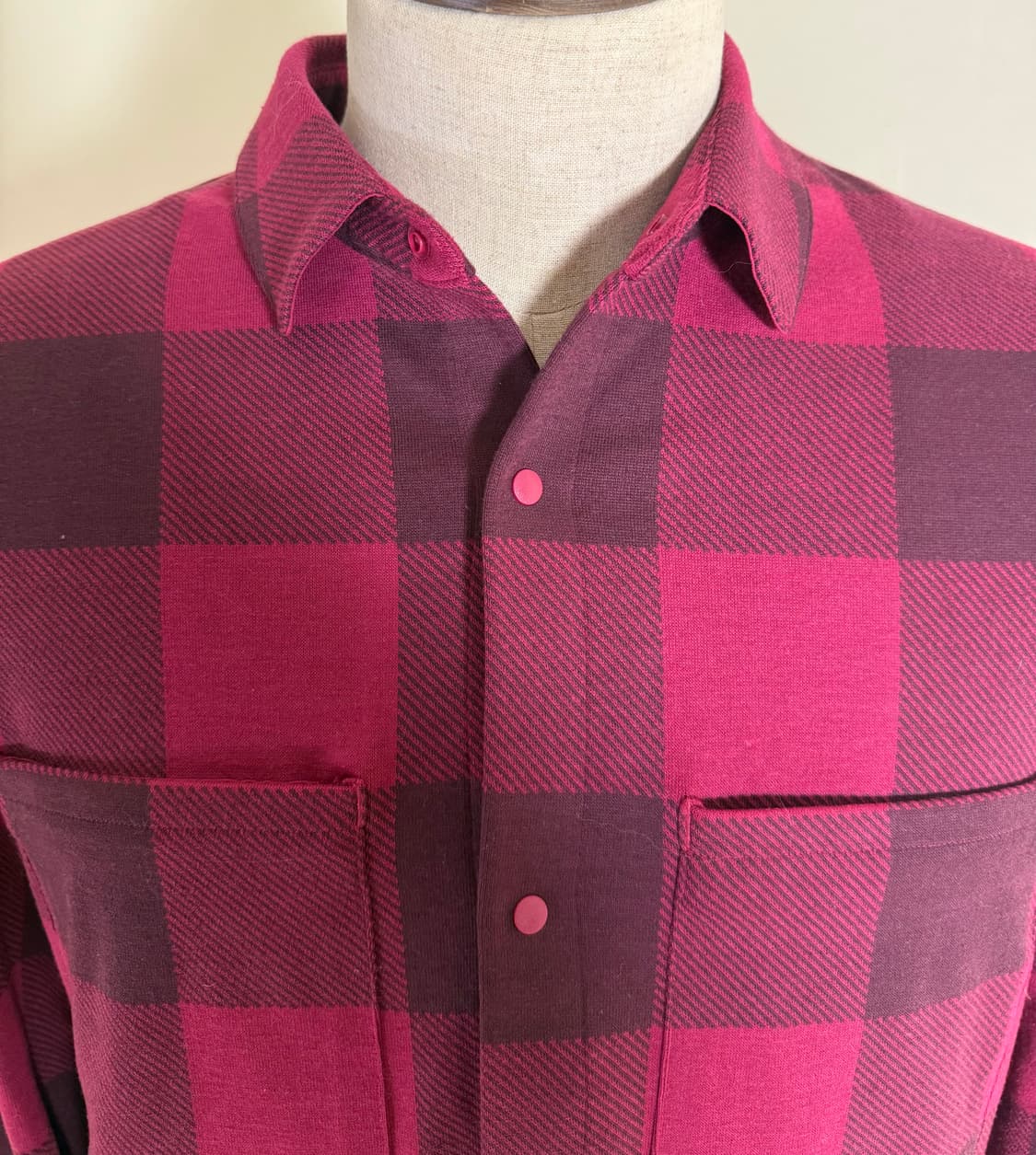 룰루레몬 체크 스냅 셔츠 M 상품이미지1