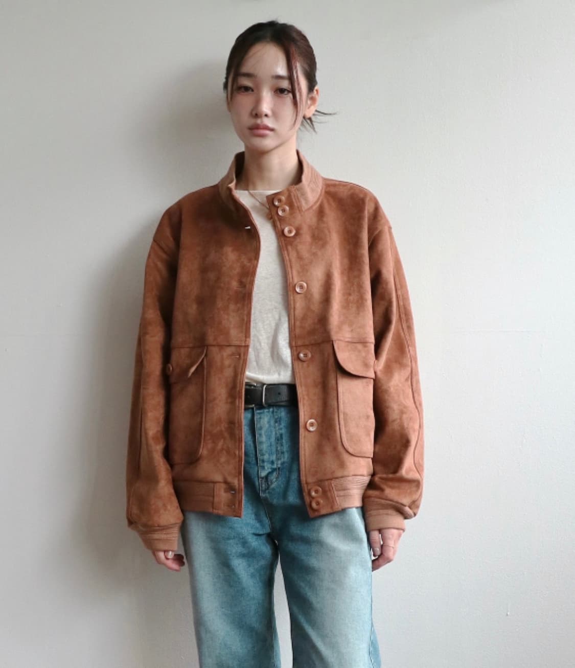 쉬이즈큐트 스웨이드 블루종 상품이미지2