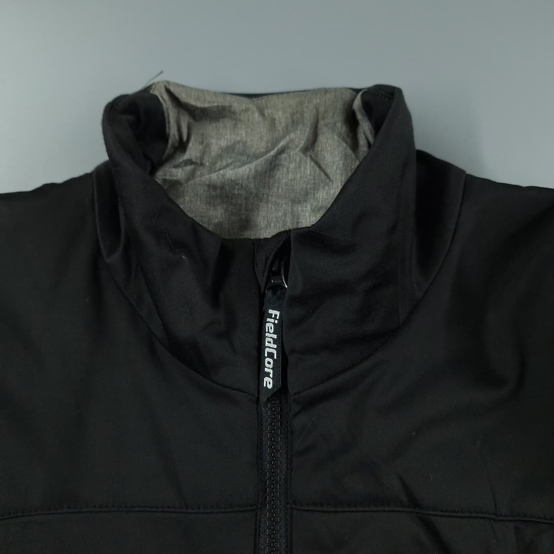 필드코어 블랙 그레이 배색 멀티포켓 에어 스트레치 패디드 레글런 바람막이 상품이미지6