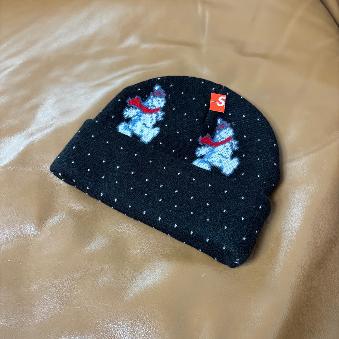 슈프림 비니 모자 21fw 스노우맨 블랙 상품이미지4