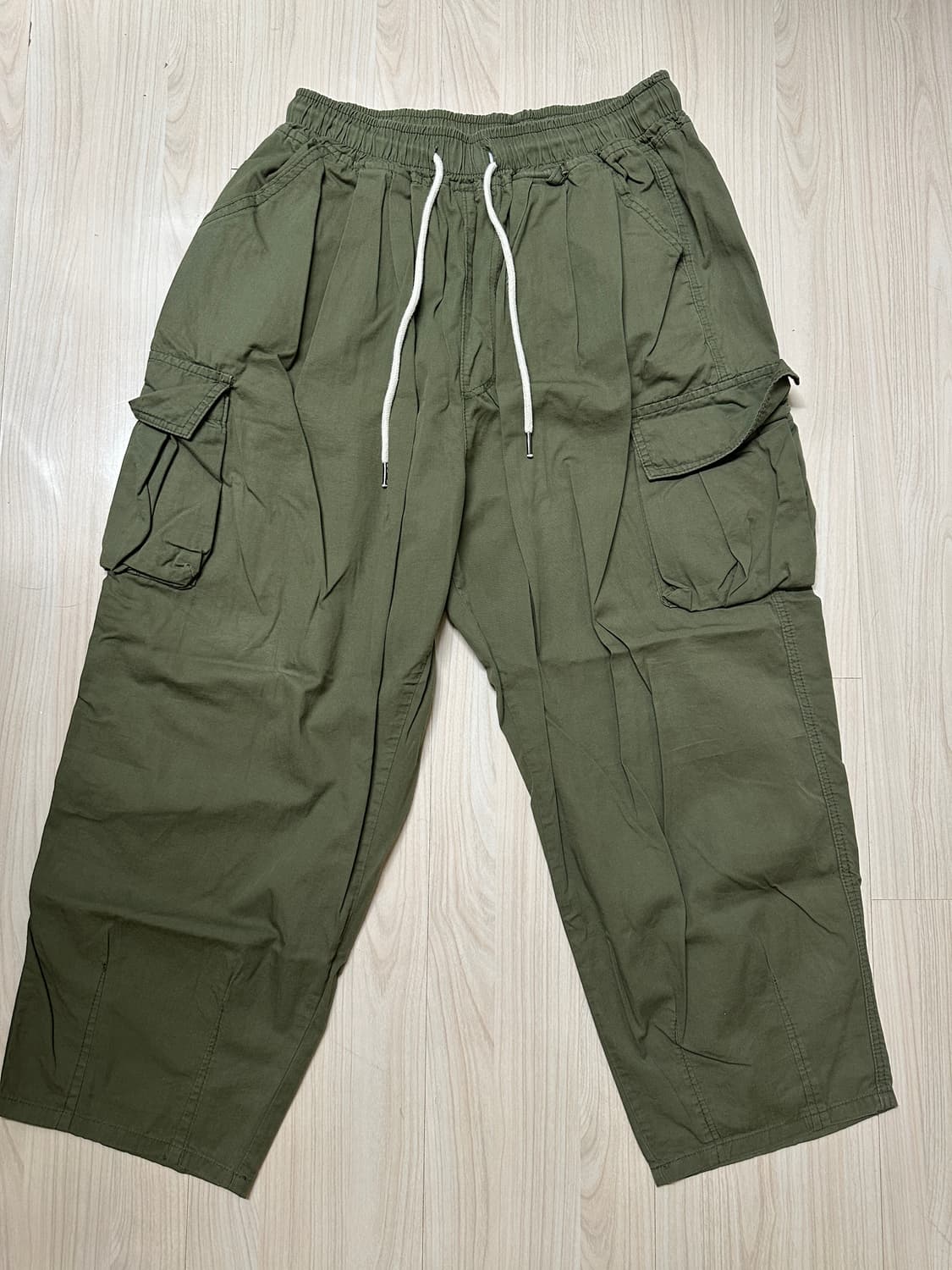 [M] 제멋 벌룬 카고 팬츠 카키 상품이미지2