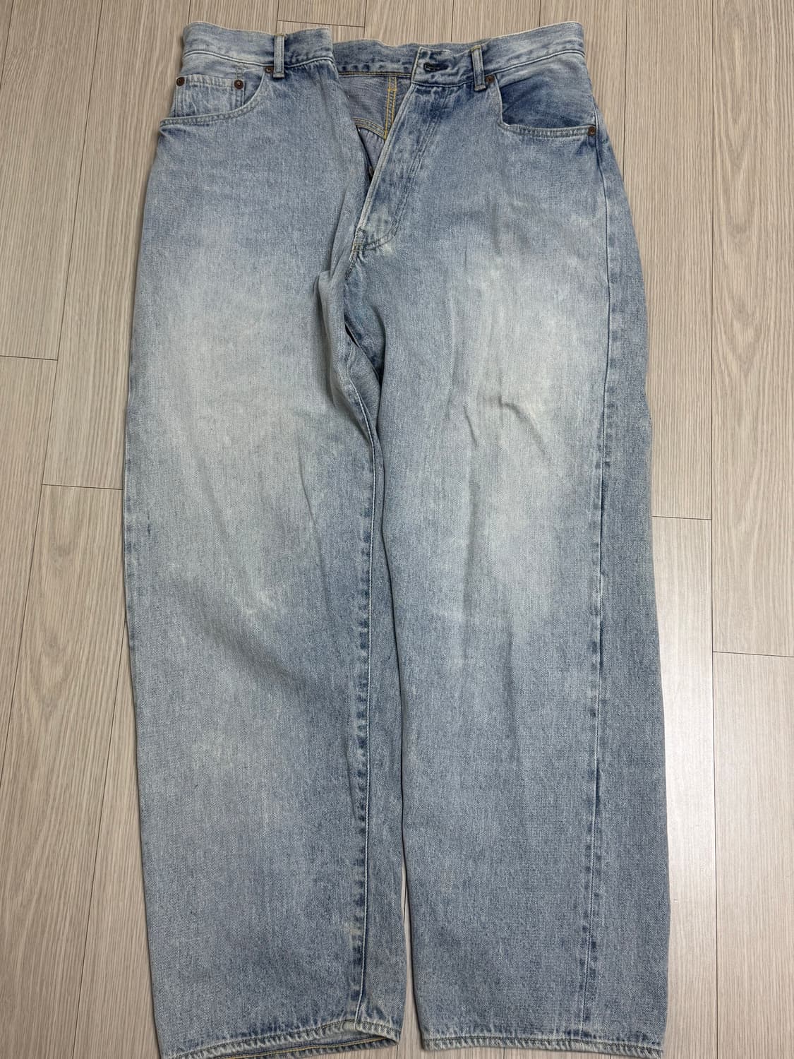 코모리 comoli 5pk 블리치데님 상품이미지1