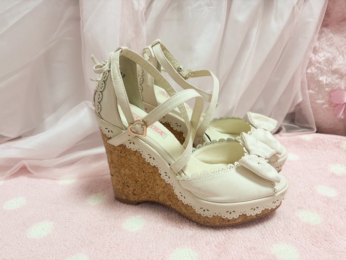 리즈리사 히메카지 샌들 구두 부츠 히메갸루 라떼갸루 웨지힐 큐롯 아가일 상품이미지2