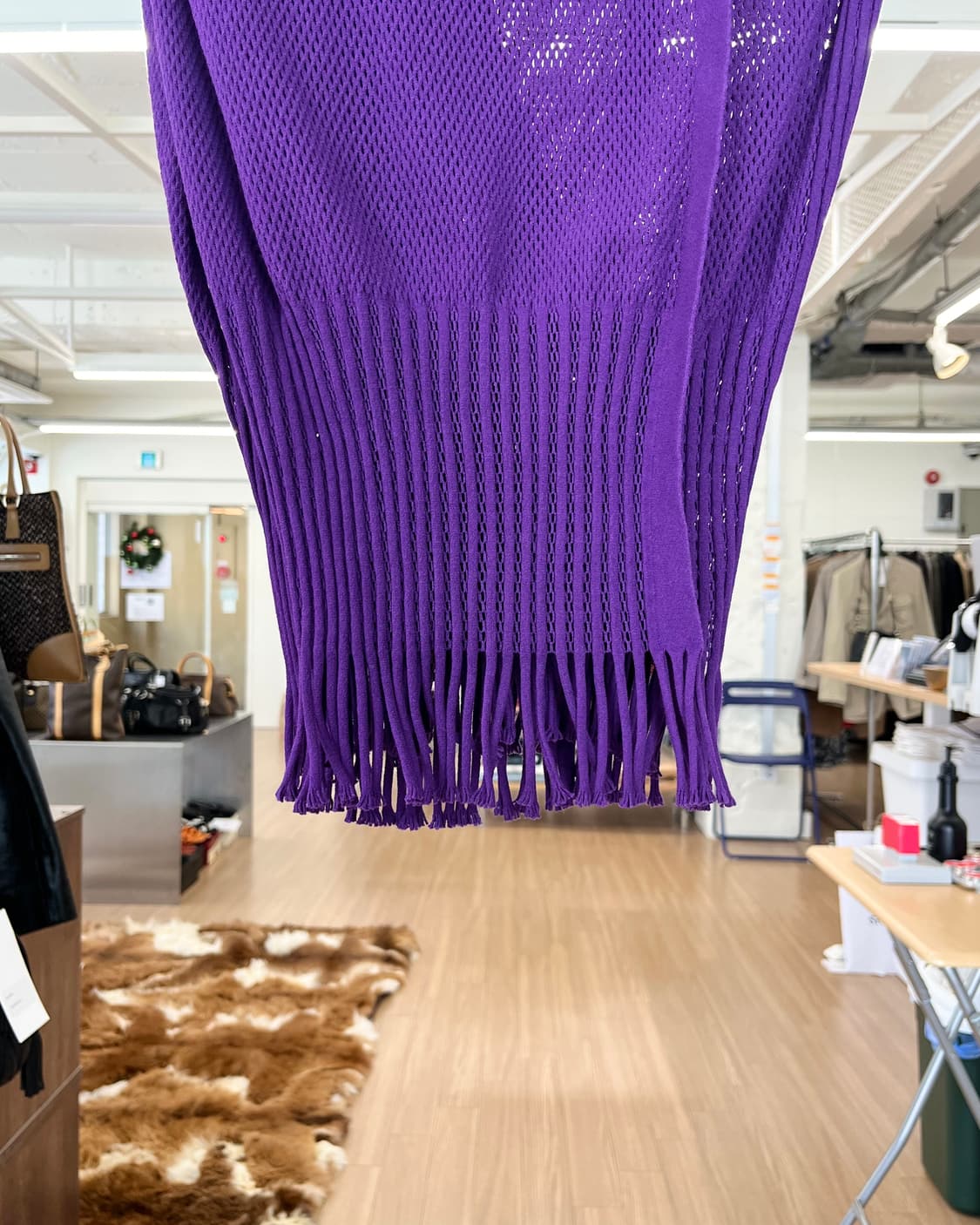 이세이 미야케 투웨이 프린지 스카프 상품이미지3